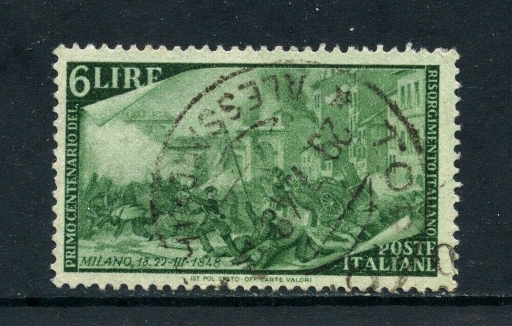 1948 £ 6 Centenario del Risorgimento