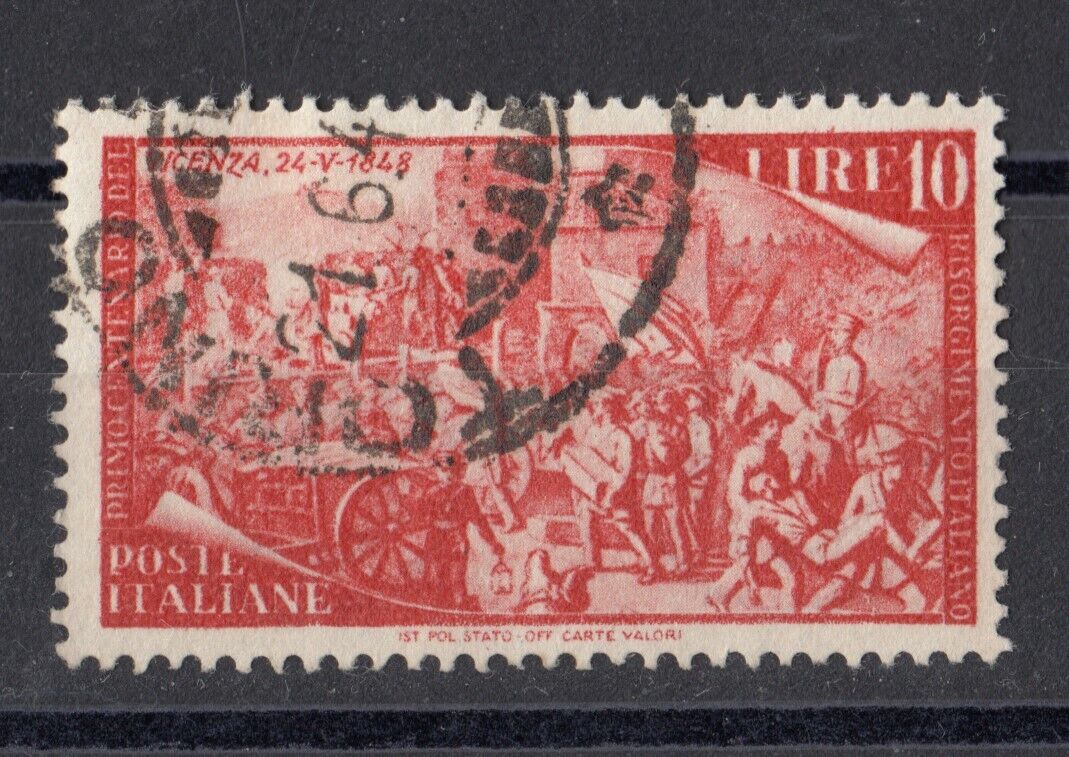1948 £ 10 Centenario del Risorgimento