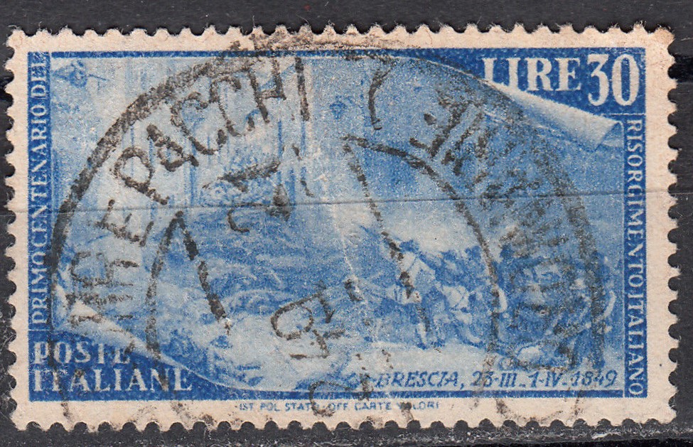 1948 £ 30 Centenario del Risorgimento