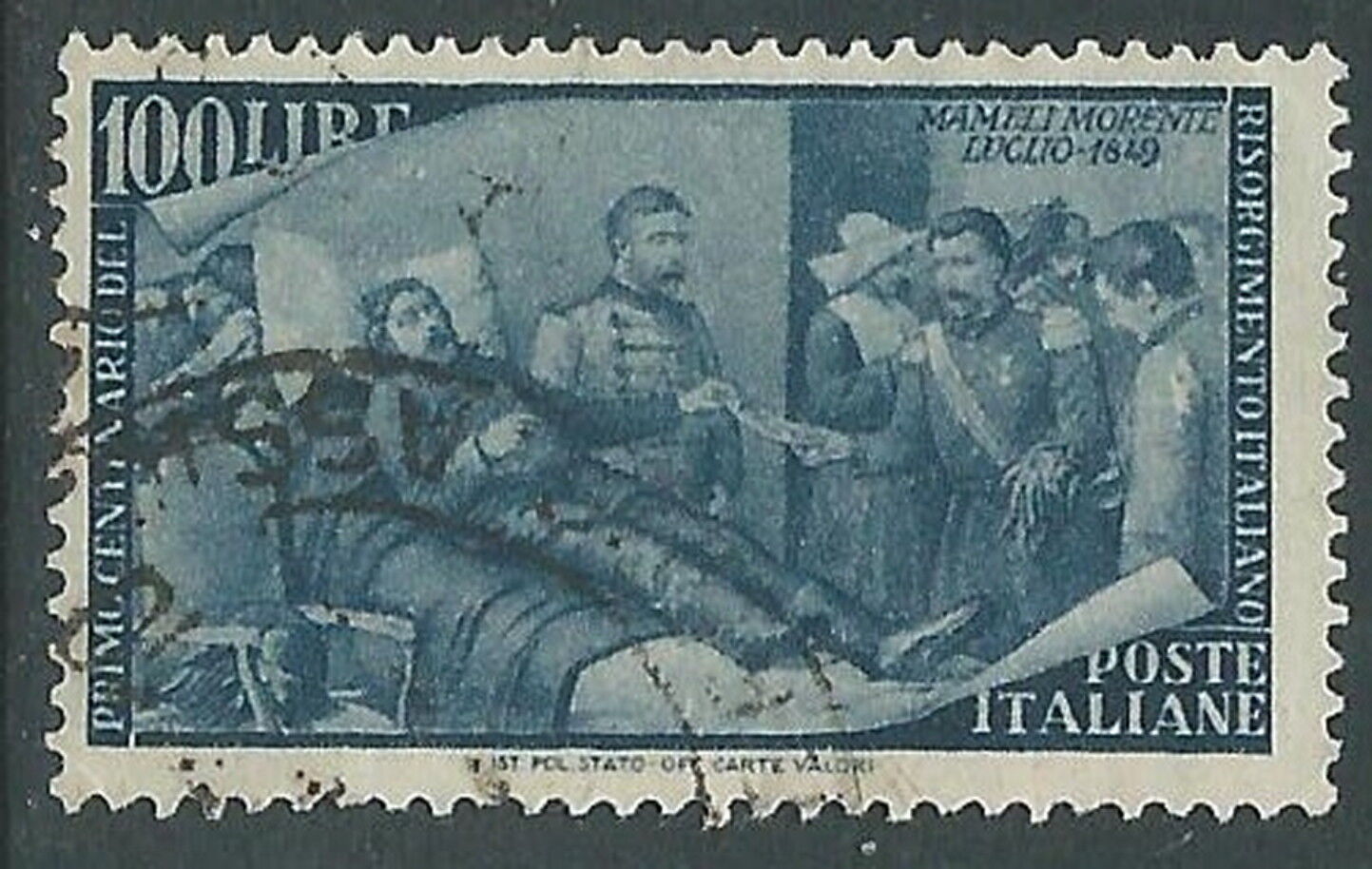 1948 £ 100 Centenario del Risorgimento