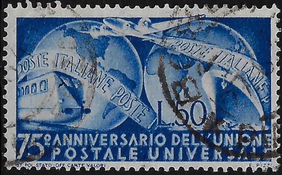 1949 75° Anniversario dell' UPU