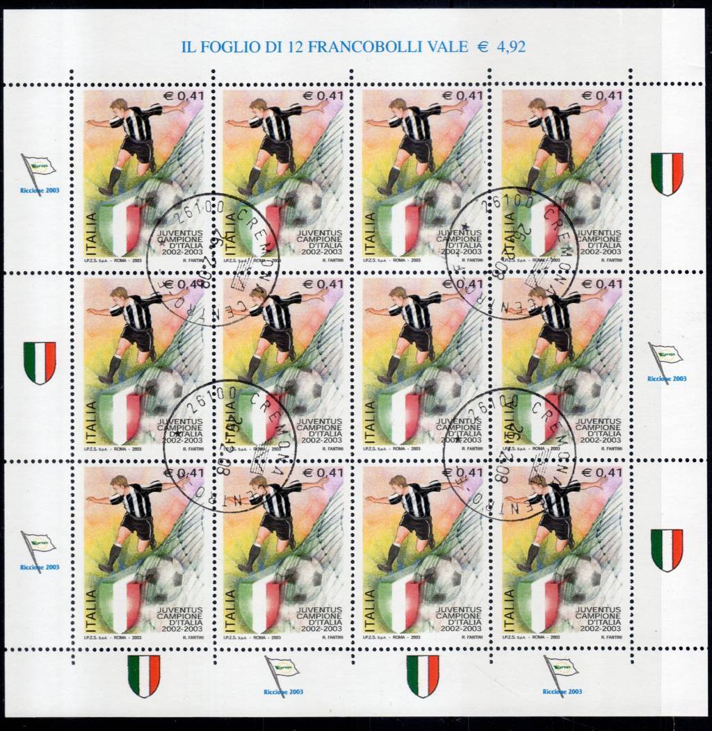 2003 Juventus Campione d’Italia Calcio