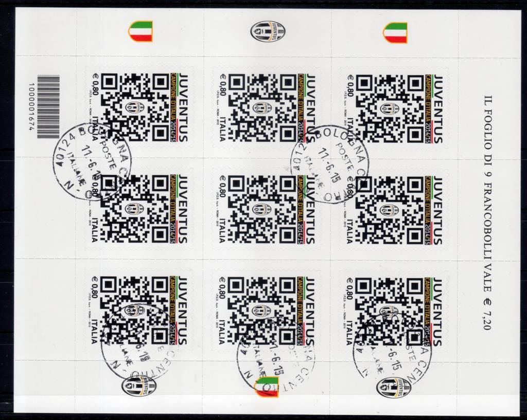 2015 Juventus Campione d’Italia Calcio