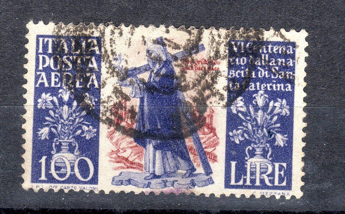 1948 £ 100 S. Caterina da Siena P. Aerea