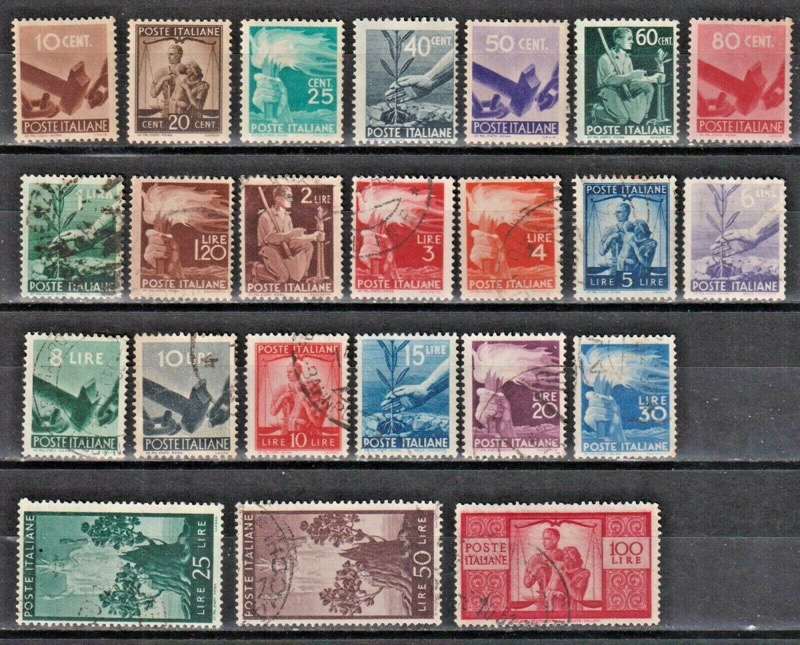 1945 Democratica serie completa