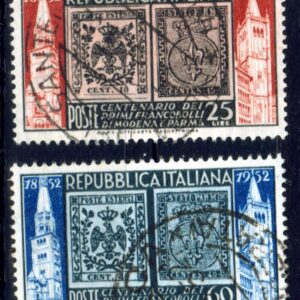 1952 Francobolli Modena e Parma serie completa
