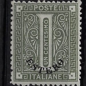 1874 1 c. verde oliva