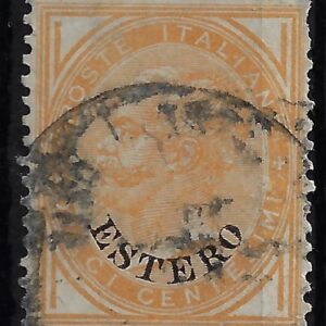 1874 10 c. ocra