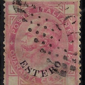 1874 40 c. rosa
