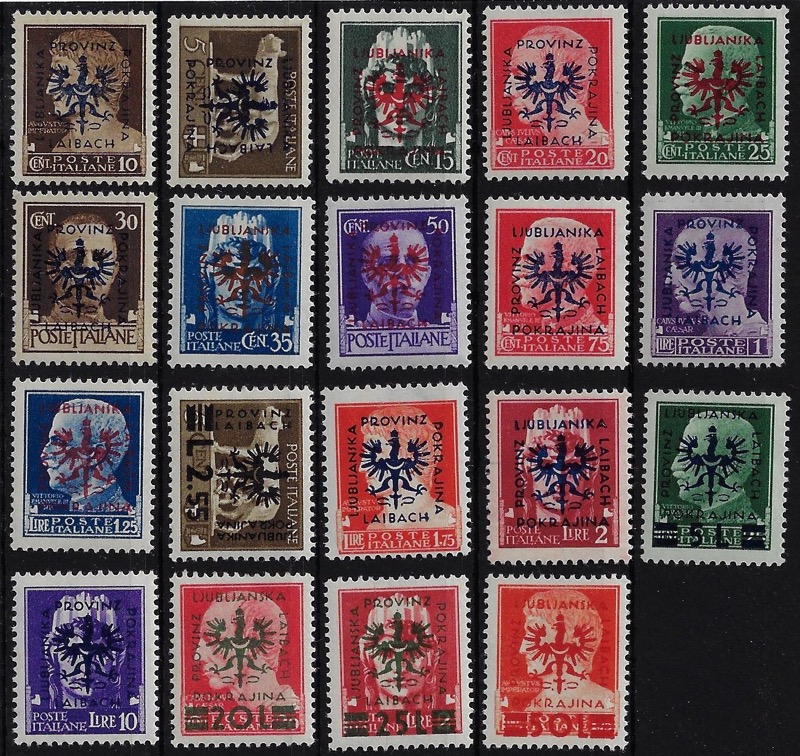1944 Imperiale Soprastampati