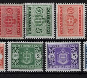 1946 Segnatasse Stemma senza fasci