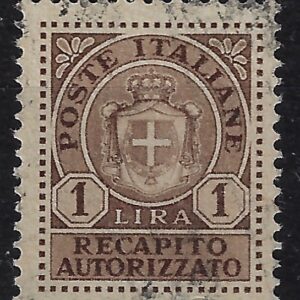 1946 Recapito Autorizzato sovr. 1 L. bruno