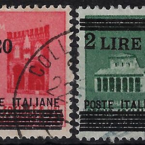 1945 Monumenti distrutti sovrastampati