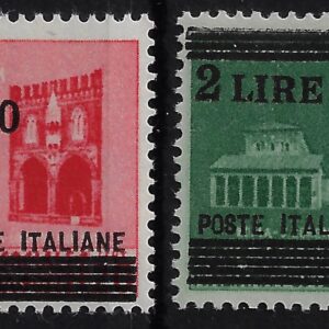 1945 Monumenti distrutti sovrastampati