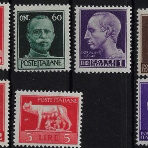 1945 Imperiale emissione di Roma Filigrana ruota