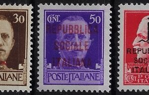 1944 Imperiale sovrastampati con Fasci
