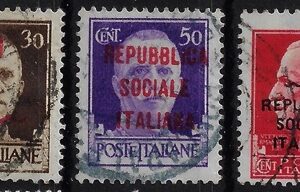 1944 Imperiale sovrastampati con Fasci