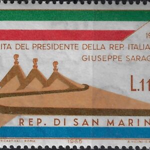 1965 Visita del Presidente Saragat