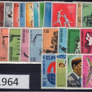 1964 Annata completa senza foglietti