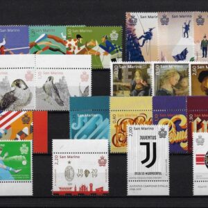 2019 Annata completa senza foglietti