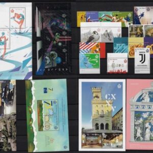 2019 Annata completa con foglietti