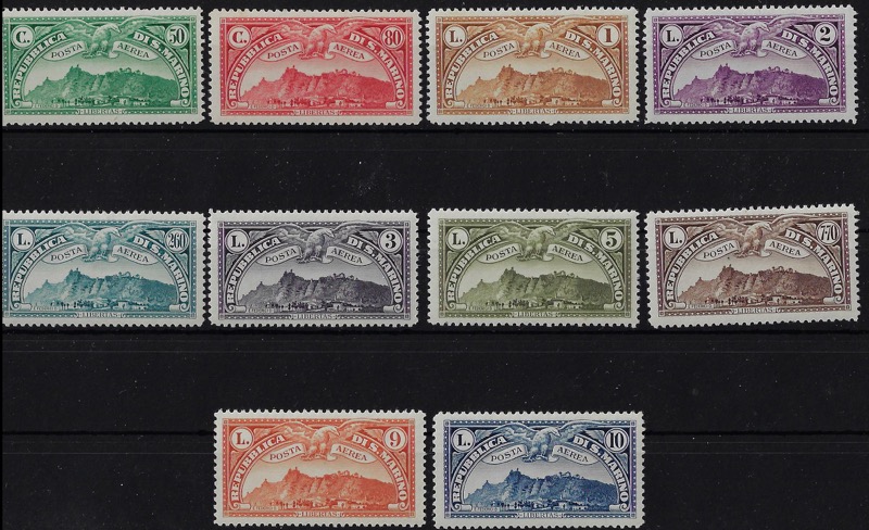 1931 posta aerea Veduta
