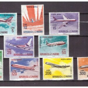 1963 posta aerea Aerei