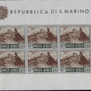 1951 Veduta Lire 500 bruno