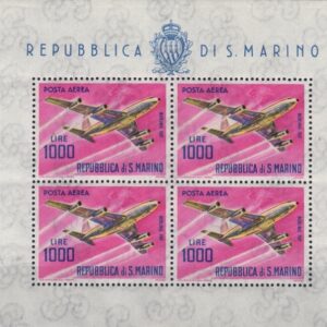1964 Aerei moderni Boeing 727 Lire 1.000