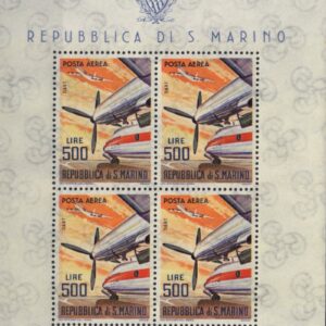 1965 Aerei moderni Dart Lire 500