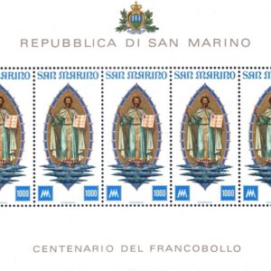 1977 Centenario primi francobolli di