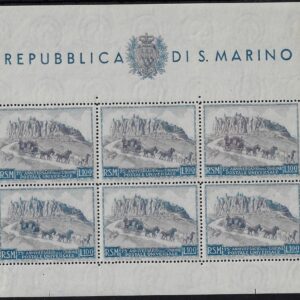 1949 75° anniversario dell' U.P.U. Lire 100