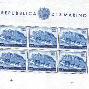 1950 75° anniversario dell' U.P.U. Lire 200