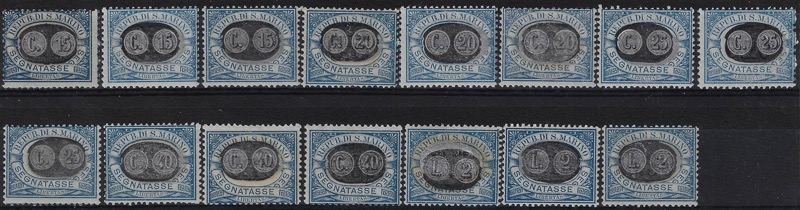 1931 Segnatasse Mascherine