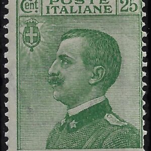 1927 Michetti 25 c. verde