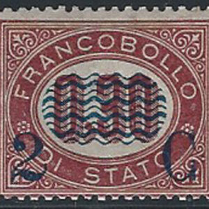 1878 2 c. su 30 c. lacca