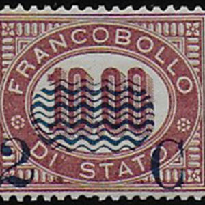1878 2 c. su 10 L lacca