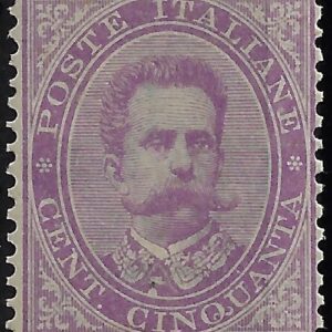 1879 50 c. violetto