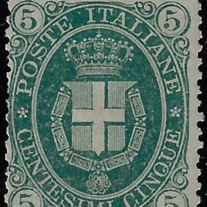 1889 5 c. verde scuro ©