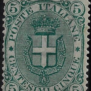 1891 5 c. verde ©