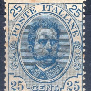 1891 25 c. azzurro