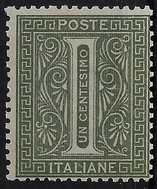 1863 1 c. verde