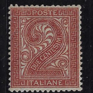 1863 2 c. bruno rosso ©