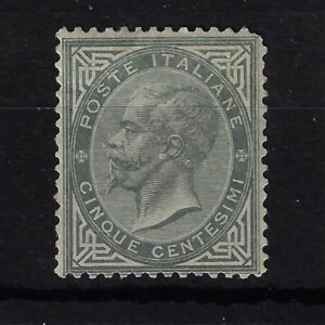 1863 5 c. grigio verde ©