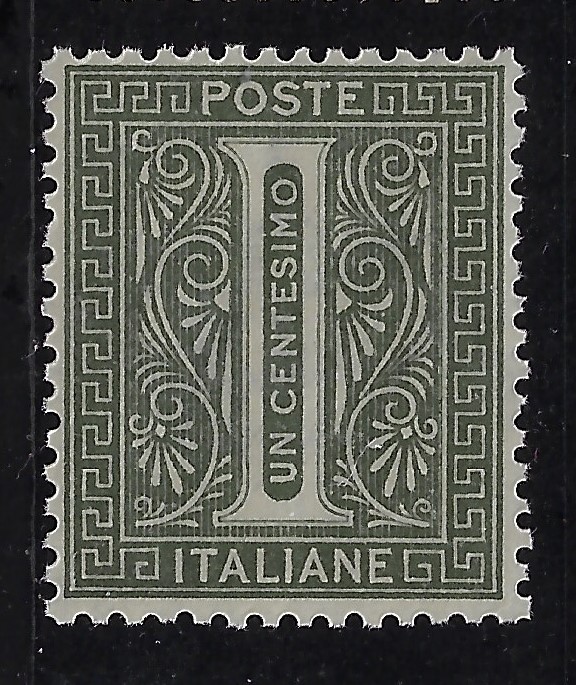 1863 1 c. verde