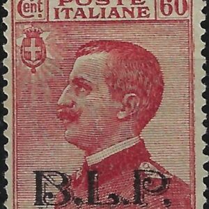 1922 B. L. P. - BLP 60 c. Carminio sopr.Nera