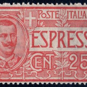 1903 Espressi Effigie 25 c rosso