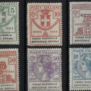 1925 Enti Parastatali Cassa Assicurazioni Sociali serie completa