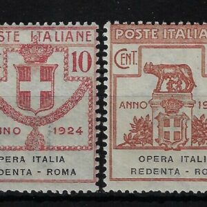 1925 Enti Parastatali Opera Italia Red Roma serie completa