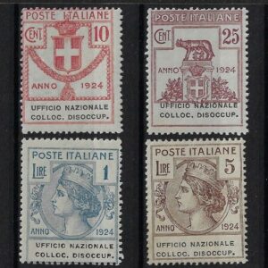 1925 Enti Parastatali Ufficio Colloc. Disoccup. serie completa